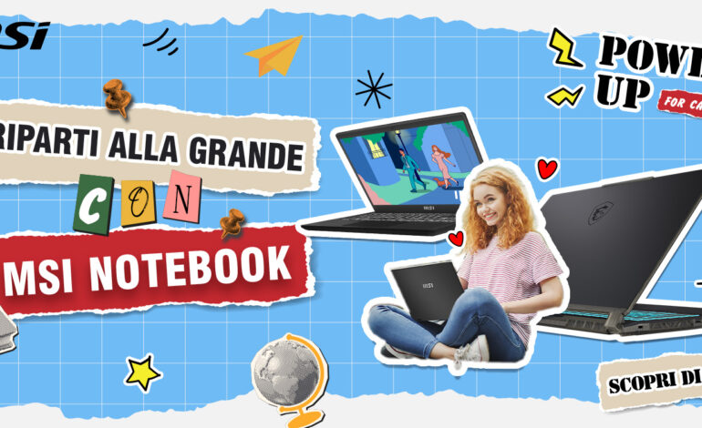 Tech Week Amazon: offerte MSI su notebook gaming e business