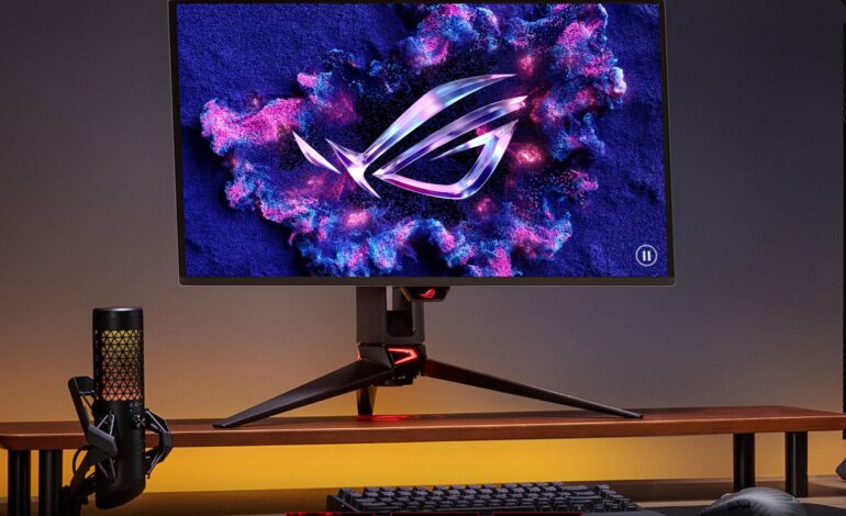Mercato monitor OLED: ASUS conquista leadership globale nel 2025
