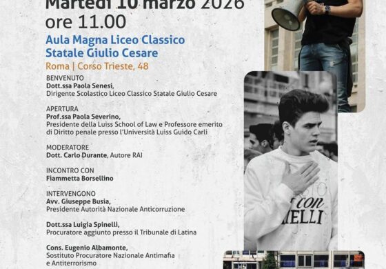 Legalità e nuove generazioni, a Roma confronto tra istituzioni e studenti